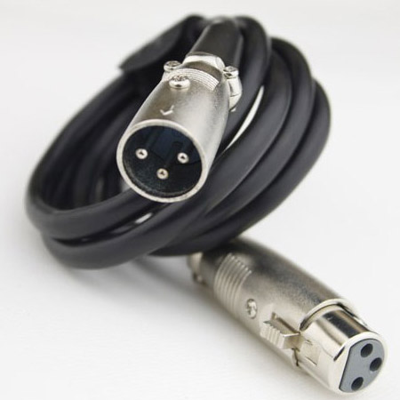 DMX cable(3Pin xlr male to female Cables cords Extension Wire)