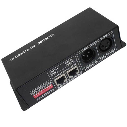 RGB led light dmx controller(SD card SPI DMX512 decoder)