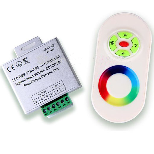 RGB led controller(Rainbow RF Remote Touch to Control strip)