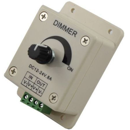 LED dimmer controller(Single Color Knob Adjustable Brightness)