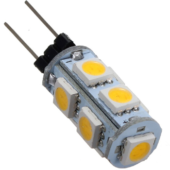 G4 led 9smd 5050 (Back-pin Tower 9 Tri-chip 12V 5050SMD LEDs)